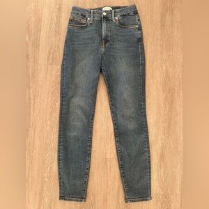 Good American Good Legs Skinny Cropped Jeans size 4,BLUE615